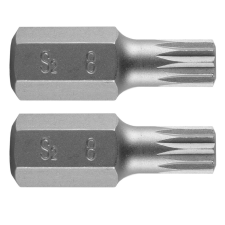Neo Tools Spline bit, 3/8", M8x30mm, S2, 2db barkácsgép tartozék