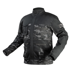 Neo Tools Terepmintás Munkavédelmi kabát CAMO URBAN, 60% pamut, 37% poliészter, 3% elasztán, M