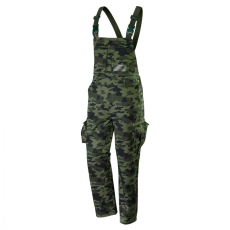 NEO (Topex) NEO Kantáros munkanadrág terepmintás, 60% pamut, 40% polyester, 255 g/m2, M