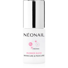 NeoNail Manicure & Pedicure Rubber Base bázis lakk zselés műkörömhöz proteinnel 7,2 ml körömlakk