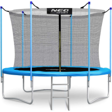 NEOSPORT Neo-Sport belső hálós Trambulin létrával 183cm - kék trambulin szett
