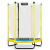 NEOSPORT Neo-Sport Gyermek kerti Trambulin 140cm - sárga