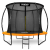 NEOSPORT Neo-Sport Profilozott belső hálós Trambulin, létrával 312cm - narancssárga