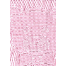 Nepii bambusz pléd 70*110 cm - rózsaszín maci babaágynemű, babapléd