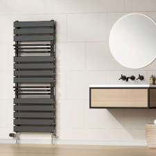 Nero Avonflow FR03001 Design Radiátor - 50x129 cm - Fekete fűtőtest, radiátor