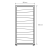 Nero Design radiátor NERO Italia Atlas - 50 x 100 cm (fehér)