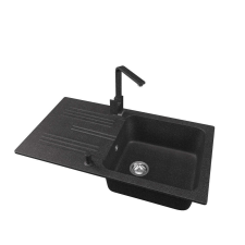 Nero Malta - Gránit Mosogató - 36x38 cm - Fekete mosogatótálca