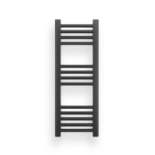 Nero Törölközőszárító radiátor 30 x 80 cm - Nero Italia (fekete) fűtőtest, radiátor