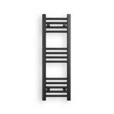 Nero Törölközőszárító radiátor 30 x 90 cm - Nero Italia (fekete) fűtőtest, radiátor