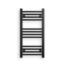 Nero Törölközőszárító radiátor 40 x 80 cm - Nero Italia (fekete) fűtőtest, radiátor