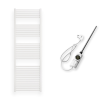 Nero Törölközőszárító radiátor elektromos fűtőpatronnal 60 x 180 cm - Nero Italia C-800W (fehér)