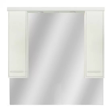  Nerva 105 cm-es tükrös felsőszekrény, Tükörfényes fehér színben fürdőszoba bútor