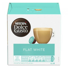 NESCAFE Kávékapszula, 16 db, NESCAFÉ Dolce Gusto Flat White (KHK597) alapvető élelmiszer