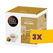 NescafÉ Nescafé Dolce Gusto Espresso Milano kávékapszula 16db (Karton - 3 csomag) kávé