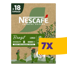 NescafÉ Nescafé Farmers Brazil Lungo Nespresso kávékapszula 18db (Karton - 7 csomag) kávé