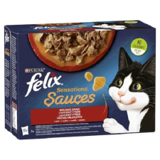 Nesle Felix Sensations Sauces Multipack Házias Válogatás Szószban 12x85g macskaeledel