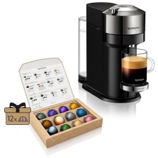NESPRESSO - KRUPS NESPRESSO KRUPS Vertuo Next Deluxe Dark Chrome XN910C10 kávéfőző