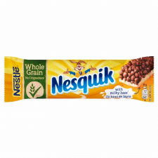 Nestlé hungária kft Nestlé Nesquik kakaós gabonapehely-szelet tejbevonó talppal vitaminokkal 25 g reform élelmiszer