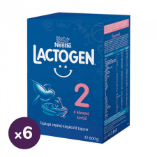 Nestlé Lactogen 2 tejalapú anyatej-kiegészítő tápszer 6 hó+ (6x500 g) bébiétel