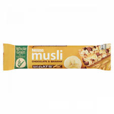 Nestlé Musli tejcsokoládés-banános müzliszelet reggelihez 35 g reform élelmiszer