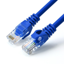 Nestron NCN-P1C6U-2CBL UTP patch kábel, Cat6, réz, kék, 2 m kábel és adapter