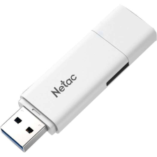 NETAC Memória USB Netac, U185, 64GB, LED jelzőfény, USB2.0, Fehér pendrive