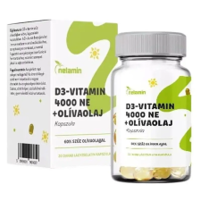 Netamin D3-vitamin 4000NE+olívaolaj kapszula 30db vitamin és táplálékkiegészítő