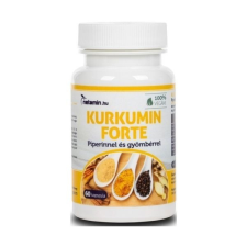 Netamin Kurkumin Forte kapszula piperinnel és gyömbérrel 60db vitamin és táplálékkiegészítő