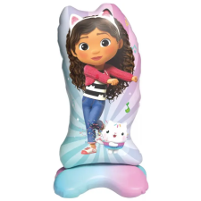 NETFLIX Gabby's Dollhouse, Gabi babaháza Dance fólia lufi 54x103 cm Nr3 party kellék