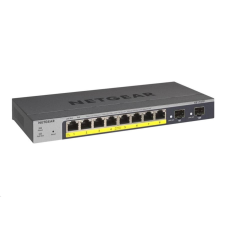 Netgear GS110TP-300EUS 8 portos PoE switch + 2 SFP hub és switch
