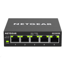 Netgear GS305E Gigabit 5 portos managelhető switch (GS305E-100PES) hub és switch