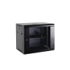 Netrack 15U 19" fali rack szekrény 600x450mm levehető oldalú fekete (019-150-645-022)