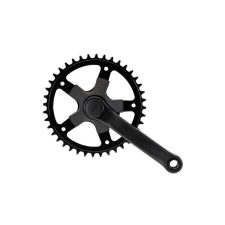 Neuzer négyszögtengelyes single speed gyerek hajtómű, 40T, 152 mm, acél, fekete kerékpár hajtómű