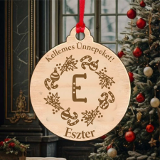  Neves karácsonyfadísz dekorációs kellék