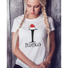  Neves karácsonyi ajándék - Mikulás női póló