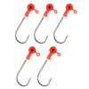  Nevis Master Twister Jig Heads 5g size 3/0 - 5db Jigfejes horog (8560-532) piros
