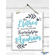Nevlini Dekor falikép, Szerencsére van egy apukám grafika, keretezett kép