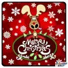 Nevlini Karácsonyi hűtőmágnes, Merry Christmas, szarvas