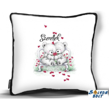 Nevlini Kicsi díszpárna, macik ölelkeznek, szeretlek, szerelmes ajándék ajándéktárgy
