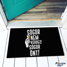 Nevlini Vicces lábtörlő több színben, Sógor nem kérdez, sógor önt lakástextília