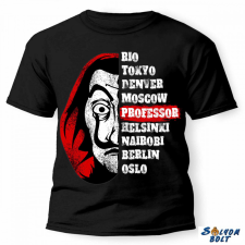 Nevlini vicces póló több színben, nagy pénzrablás ajándéktárgy