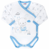 NEW BABY Baba áthajtós patentos body New Baby Bears kék