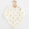 NEW BABY Baba Biopamut hosszú ujjú patentos body New Baby Olives