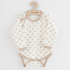 NEW BABY Baba body New Baby Classic II csillagokkal bézs kombidressz, body