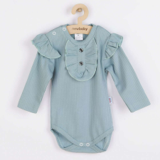 NEW BABY Baba body New Baby Stripes jégkék kombidressz, body