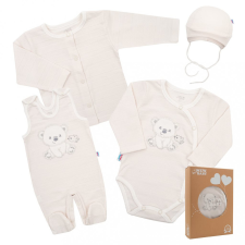 NEW BABY Baba együttes New Baby Sweet Bear bézs - 56 (0-3 h) babaruha szett