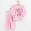 NEW BABY Baba együttes póló és szabadidő nadrág New Baby Happy Elephant pink