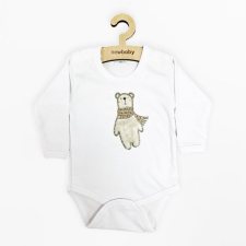 NEW BABY Baba hosszú ujjú body New Baby Polar Bear kombidressz, body