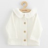 NEW BABY Baba kabátka gombokkal  New Baby Luxury clothing Laura fehér