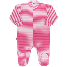 NEW BABY Baba kezeslábas New Baby Classic II rózsaszín csíkokkal babakabát, overál, bundazsák